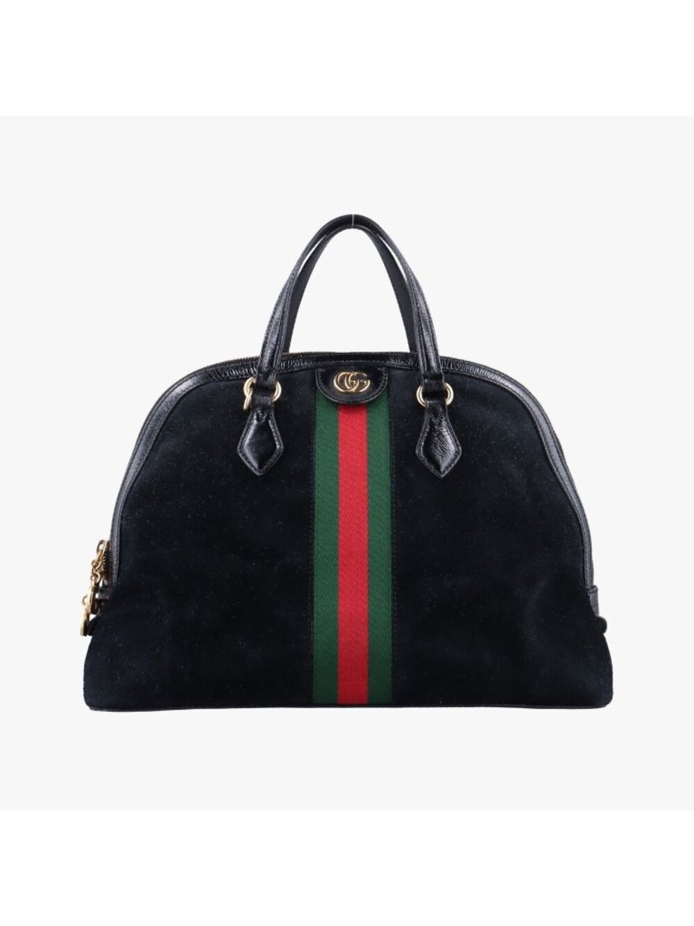 Gucci Ophidia Black Green Red Suede Leather